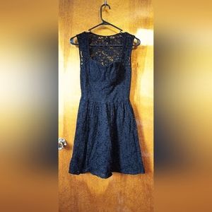 Black lace dress